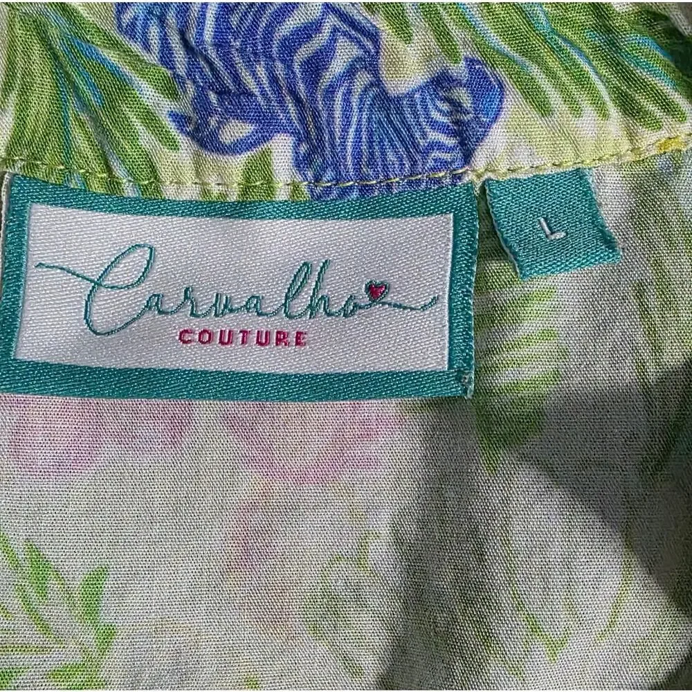 Carvalho Coutre Girls Cabana Cover Up Swim‎ Size L